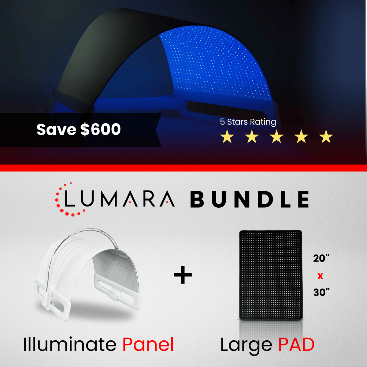 Illuminate Blue V1 Blue Light Therapy Panel