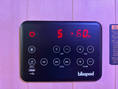 Blisspod Milano 1-2 Person Full Spectrum Infrared Sauna