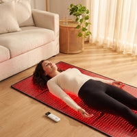 1440 Leds Red Infrared Light Therapy Mat 660Nm850Nm near Infrared Light Device Large Pad 76"X 24"For Body Pain Relief Power 160W — Lifestyle