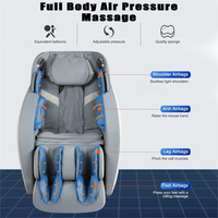 Zero Gravity Massage Chair Built to Enhance Recovery, 3D Programmable Technology, Heat Therapy, Bluetooth Speakers