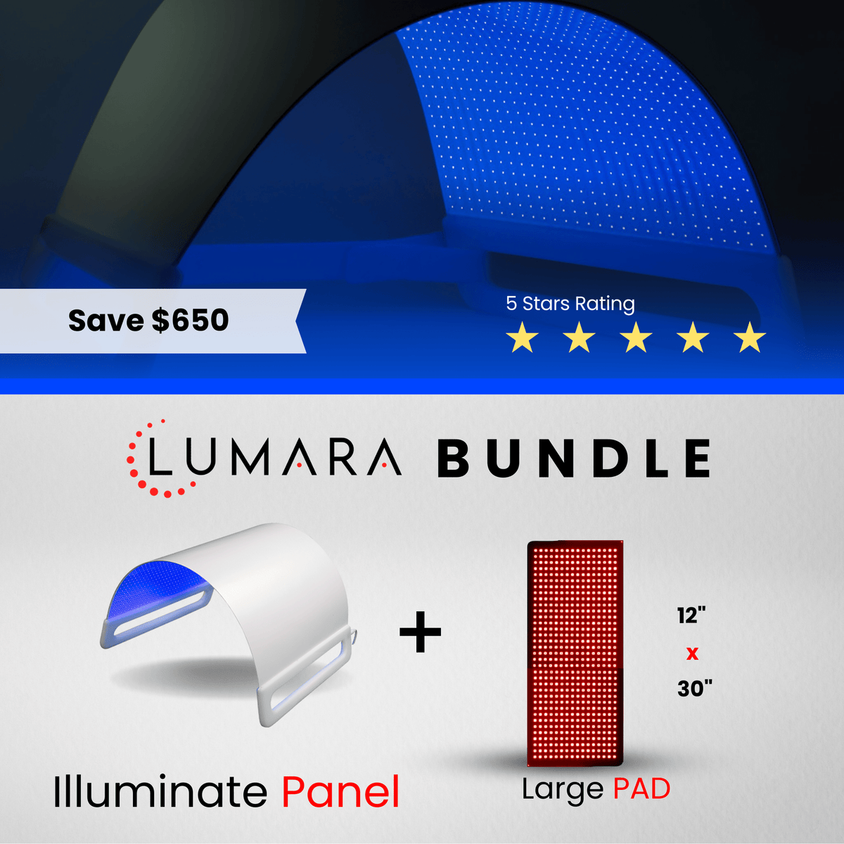 Illuminate Blue V1 Blue Light Therapy Panel