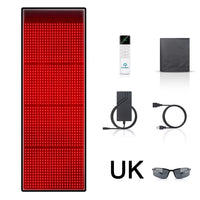 1440 Leds Red Infrared Light Therapy Mat 660Nm850Nm near Infrared Light Device Large Pad 76"X 24"For Body Pain Relief Power 160W