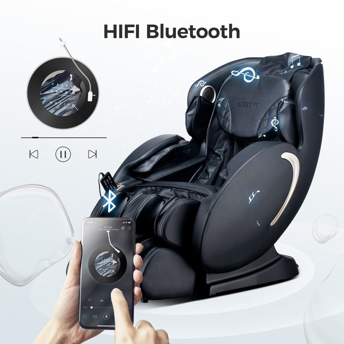 3D Zero Gravity Massage Chair with Full Body Shiatsu
