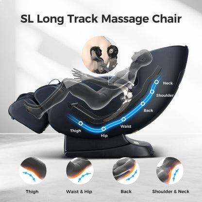 3D Zero Gravity Massage Chair with Full Body Shiatsu