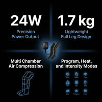 Air Compression Leg Recovery System Foot Massager for Circulation and Relaxation Calf Massage Muscle Pain Relief Device — Results & Stats