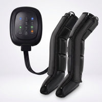 Air Compression Leg Recovery System Foot Massager for Circulation and Relaxation Calf Massage Muscle Pain Relief Device — Studio Shot