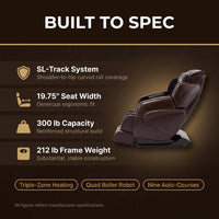 Jin Espresso Synthetic Leather SL Track Massage Chair — Results & Stats