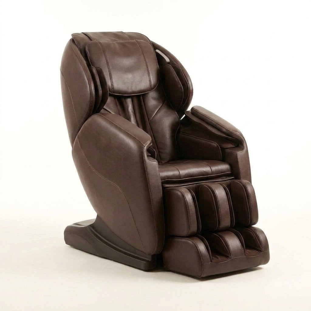 Massage Chair Built to Support Full Body Recovery, SL Track System, Zero Gravity Recline, Quad Roller Robot — Studio Shot
