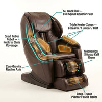 Massage Chair Built to Support Full Body Recovery, SL Track System, Zero Gravity Recline, Quad Roller Robot — How It Works