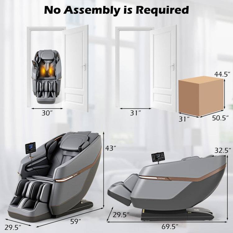 Relaxation 48 Zero Gravity Full Body Massage Chair with 16 Air Bags