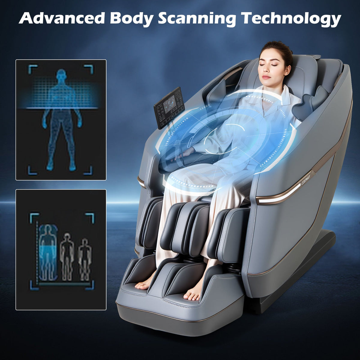 Relaxation 48 Zero Gravity Full Body Massage Chair with 16 Air Bags